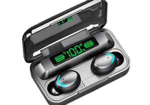 Audífonos inalambricos TWS v5.0 con pantalla led digital F9