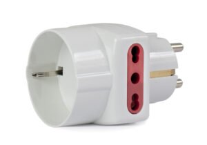 ADAPTADOR CONATEL SCHUKO 1 SCHUKO + 2 3 EN LINEA