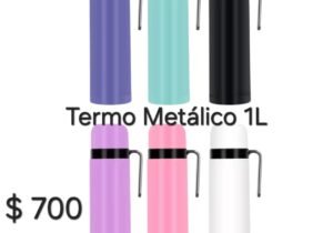 Termo Metálico 1L varios colores