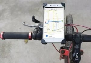 SOPORTE PARA CELULAR BICICLETA CON AGARRES 4 ESQUINAS