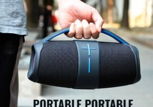 PARLANTE PORTATIL BT MICCEL VQ-SP01 RGB 20W