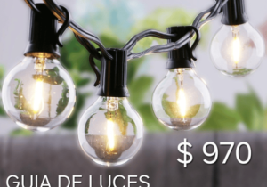 Guia de Luces interior, exterior 7,5 m